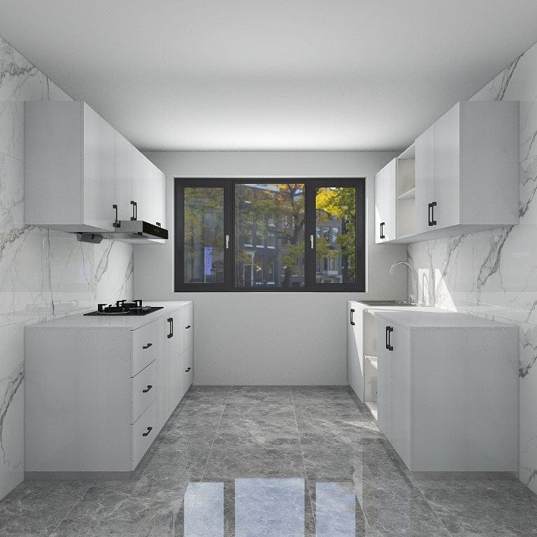 32-Feet　Cabinet　Minimalist　Kitchen　Interiors　Design　Furniture　PicketRail　Custom　Custom　Modern