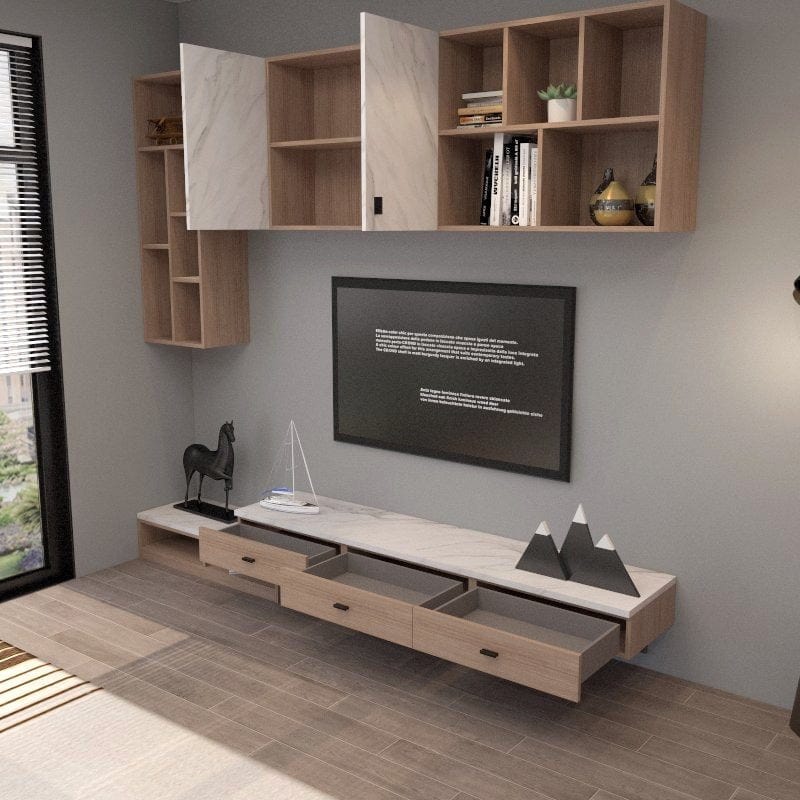 Customized Feature Wall TV Console Set (TV1) - Picket&Rail Custom Sofas ...