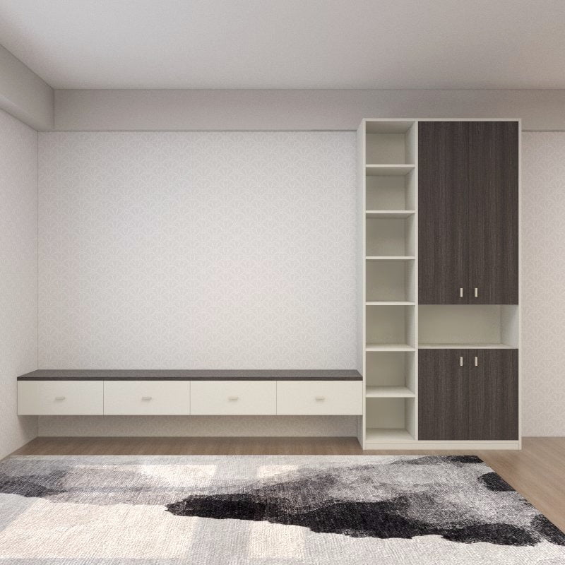 Americana Custom Built-In TV Console Cabinet (TV8) - P&R Custom ...