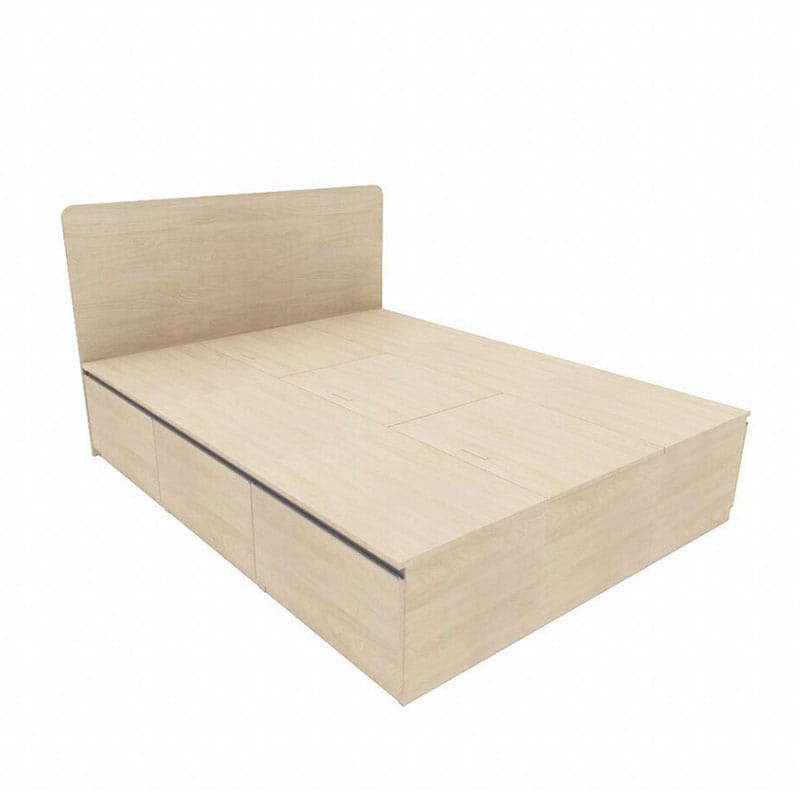 Customized Headboard for Tatami Storage Beds (Rounded) picket and rail