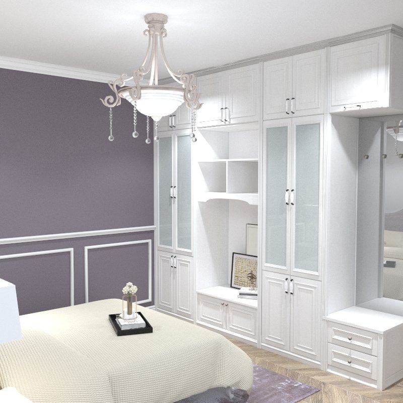 Customized Wardrobe Avignon Series 2 Swing Door Wardrobe picket and rail