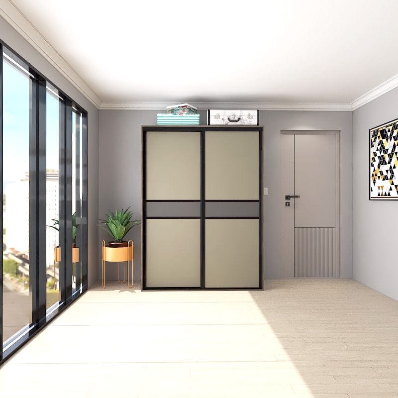 Customized Wardrobe Svelte Series Sliding Door Wardrobe - SSLDW1 picket and rail