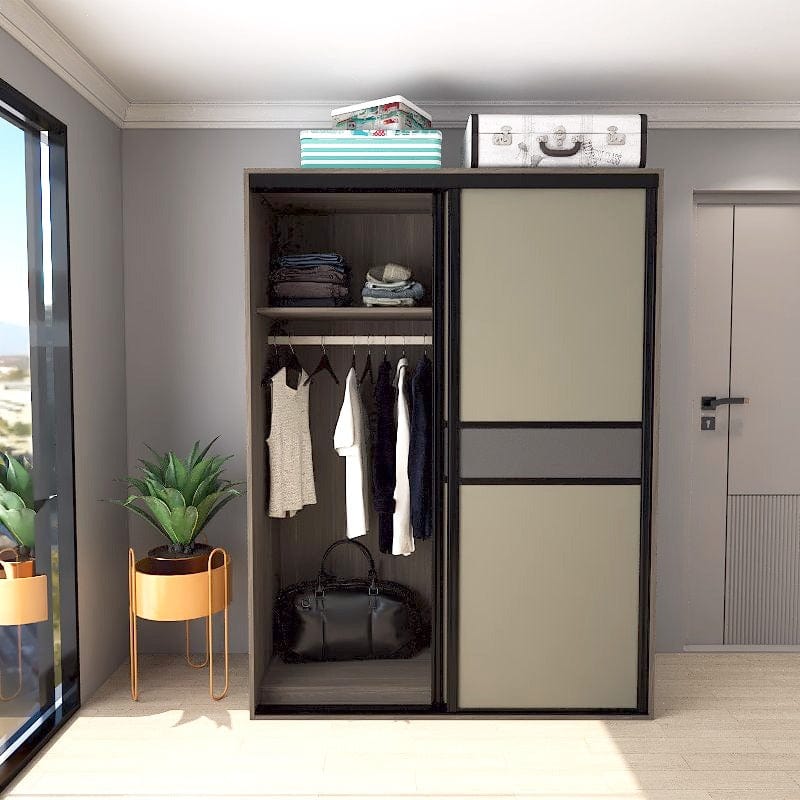 Customized Wardrobe Svelte Series Sliding Door Wardrobe - SSLDW1 picket and rail