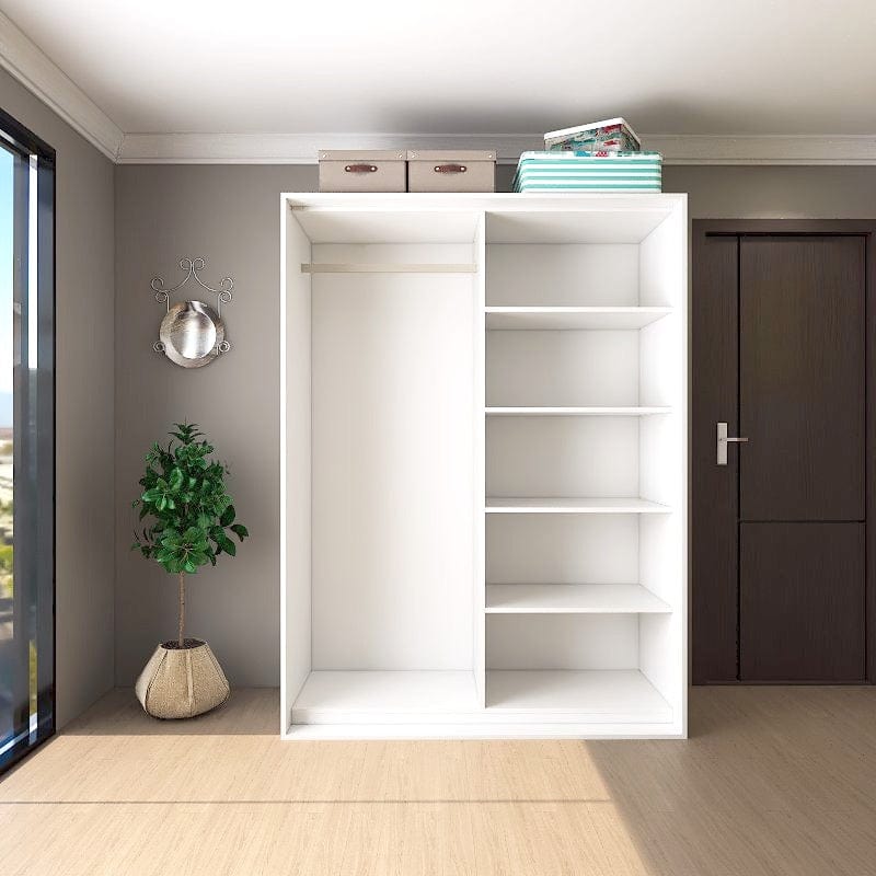 Customized Wardrobe Svelte Series Sliding Door Wardrobe - SSLDW2 picket and rail