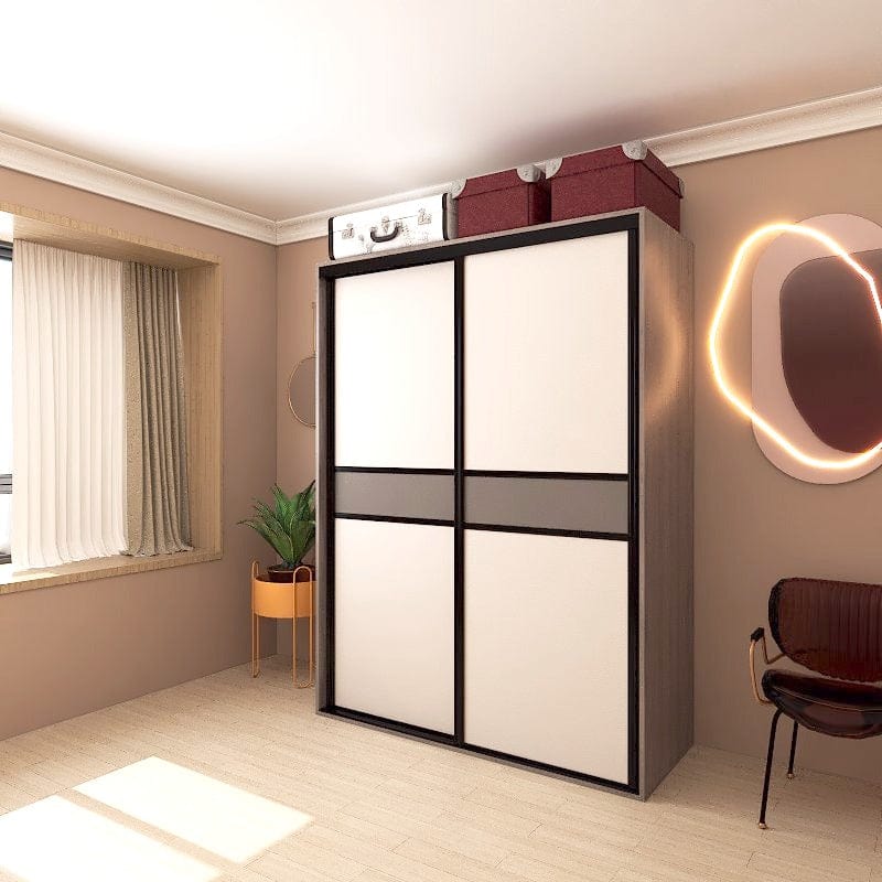 Customized Wardrobe Svelte Series Sliding Door Wardrobe - SSLDW3 picket and rail