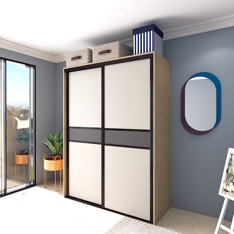 Customized Wardrobe Svelte Series Sliding Door Wardrobe - SSLDW4 picket and rail