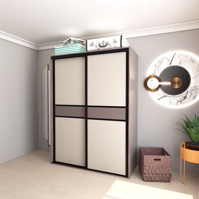 Customized Wardrobe Svelte Series Sliding Door Wardrobe - SSLDW5 picket and rail