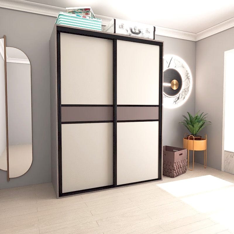 Customized Wardrobe Svelte Series Sliding Door Wardrobe - SSLDW5 picket and rail