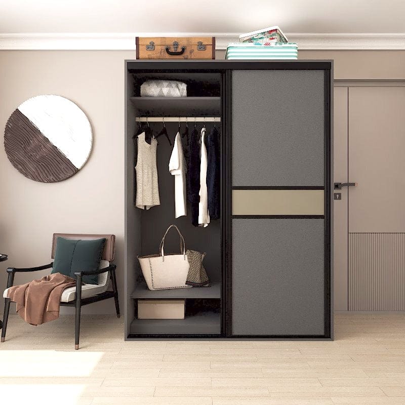 Customized Wardrobe Svelte Series Sliding Door Wardrobe - SSLDW6 picket and rail