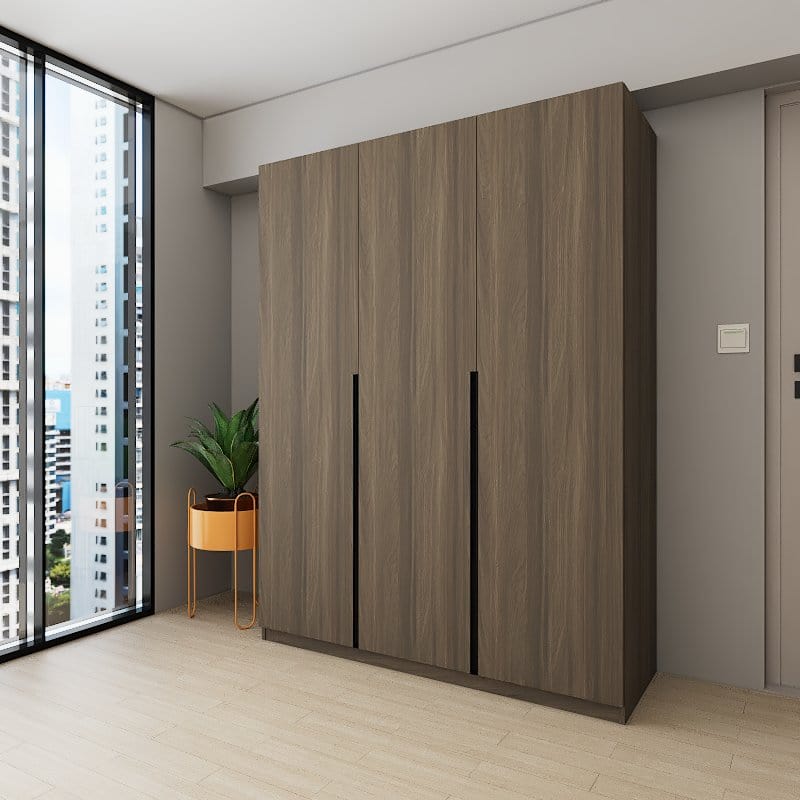 Customized Wardrobe Svelte Series Swing Door Wardrobe - SSW1 picket and rail