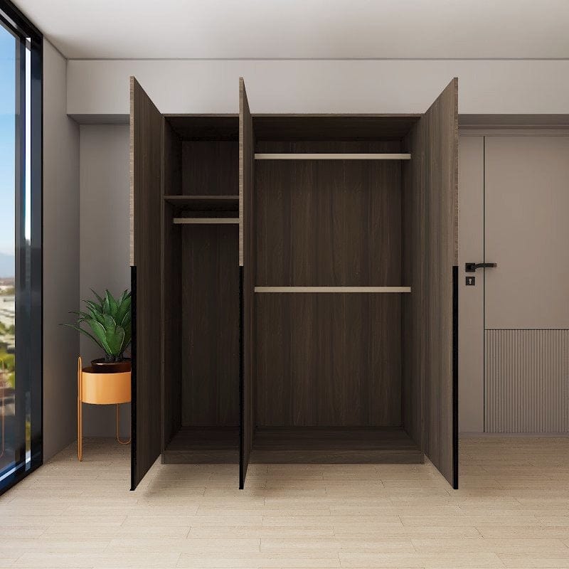 Customized Wardrobe Svelte Series Swing Door Wardrobe - SSW1 picket and rail