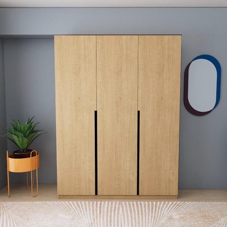 Customized Wardrobe Svelte Series Swing Door Wardrobe - SSW4 picket and rail