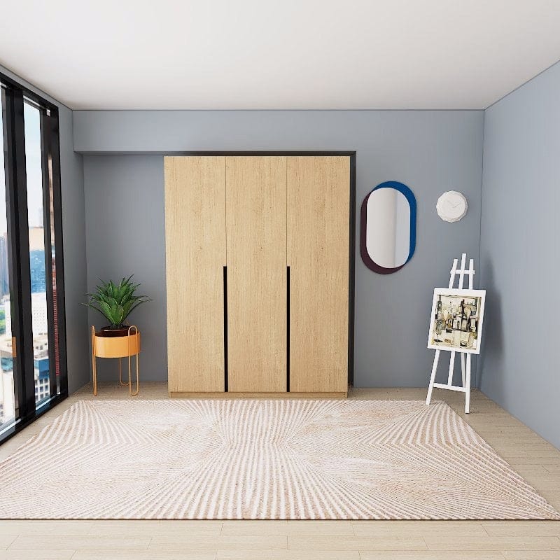 Customized Wardrobe Svelte Series Swing Door Wardrobe - SSW4 picket and rail