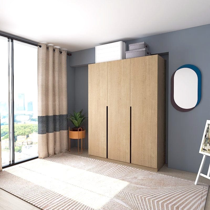 Customized Wardrobe Svelte Series Swing Door Wardrobe - SSW4 picket and rail