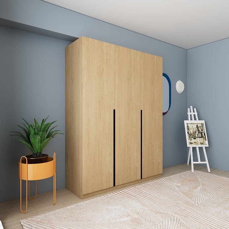 Customized Wardrobe Svelte Series Swing Door Wardrobe - SSW4 picket and rail