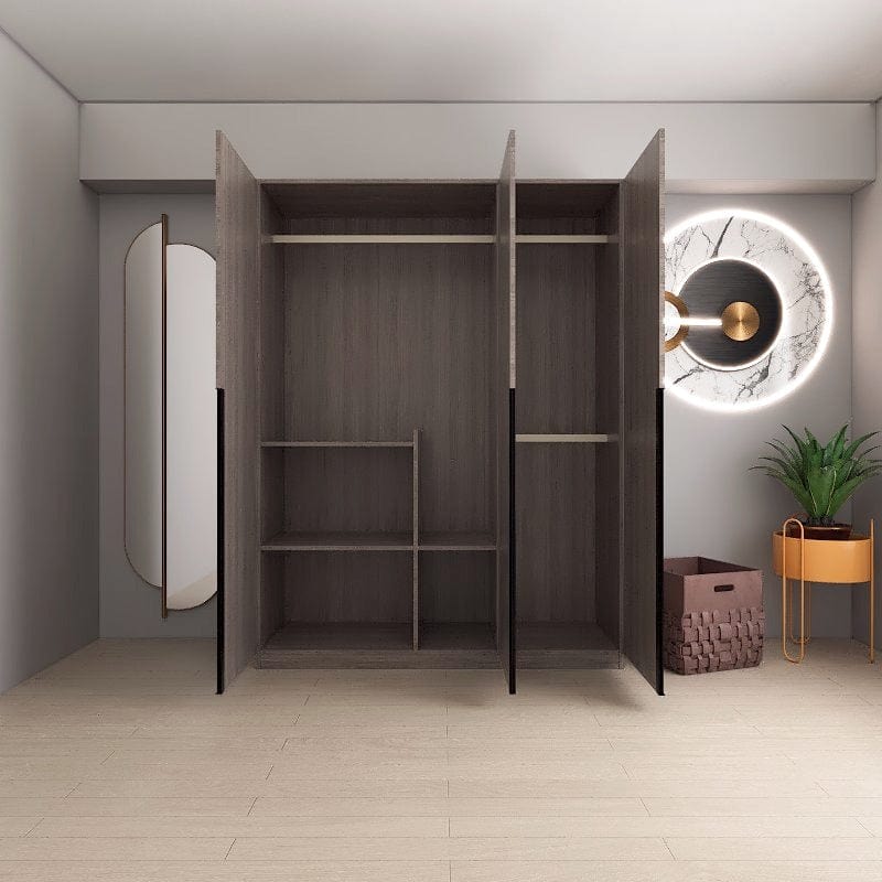 Customized Wardrobe Svelte Series Swing Door Wardrobe - SSW5 picket and rail