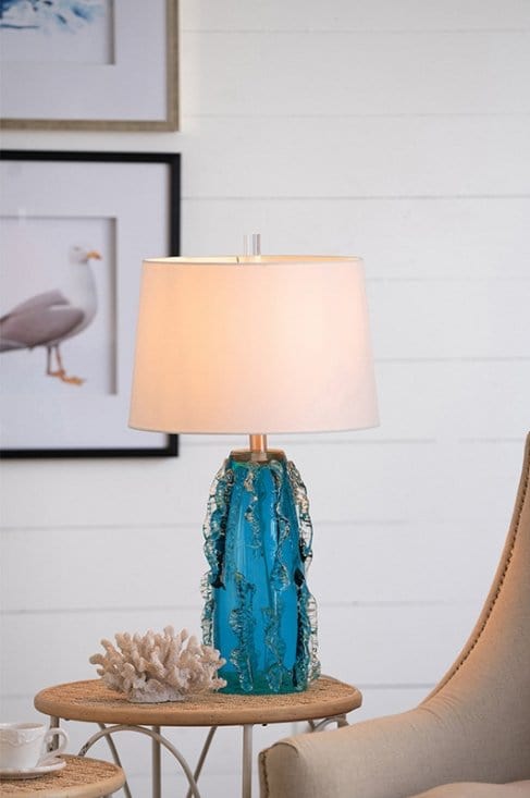 Decorative Table Lamp (77398CE) picket and rail