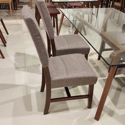 Dining Set Bundle - 4/6/8-Seater 1.6/1.8m Custom Textured-Top Pedestal Table + 4/6/8 Highback PU or Fabric-Upholstered Chairs (DSB5) picket and rail