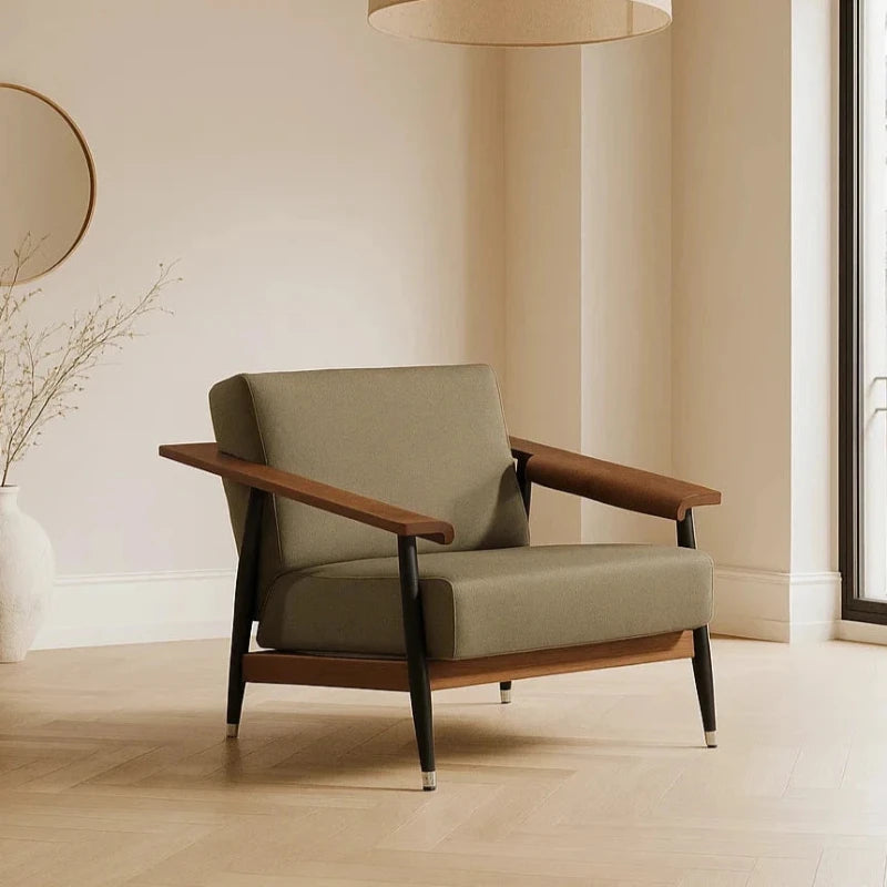 Dix® Solid Wood Series - Tower (SF9126A) Custom Solid Wood American Oak Lounge Italian Minimalist picket and rail