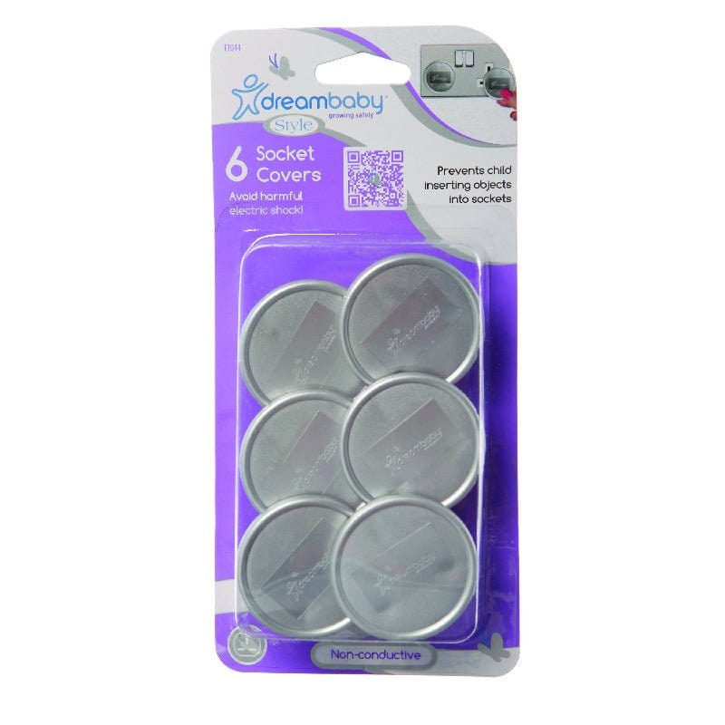 Dreambaby Outlet Plugs 6pk - Silver DB01044 picket and rail