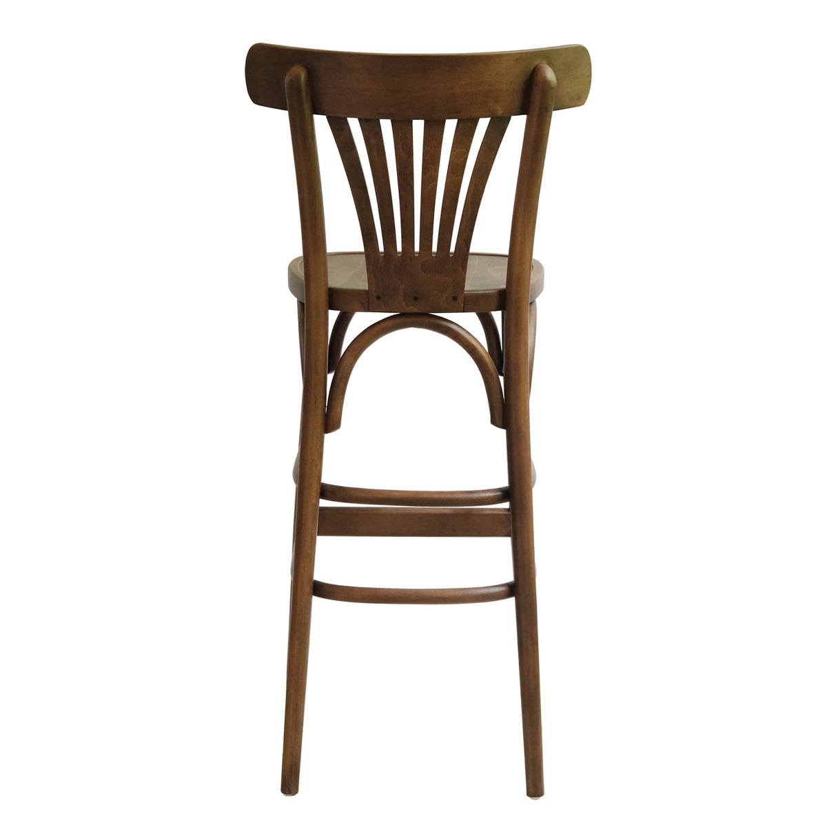 Elise Bar Chair (BS56A) French Design Solid Wood American Beech Bentwood Dining Chair - Walnut/Oak/Black picket and rail