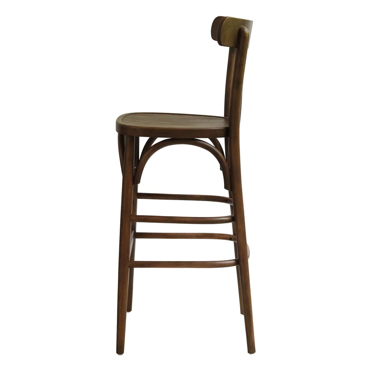 Elise Bar Chair (BS56A) French Design Solid Wood American Beech Bentwood Dining Chair - Walnut/Oak/Black picket and rail