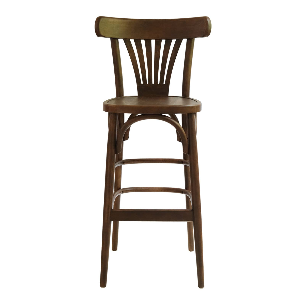 Elise Bar Chair (BS56A) French Design Solid Wood American Beech Bentwood Dining Chair - Walnut/Oak/Black picket and rail