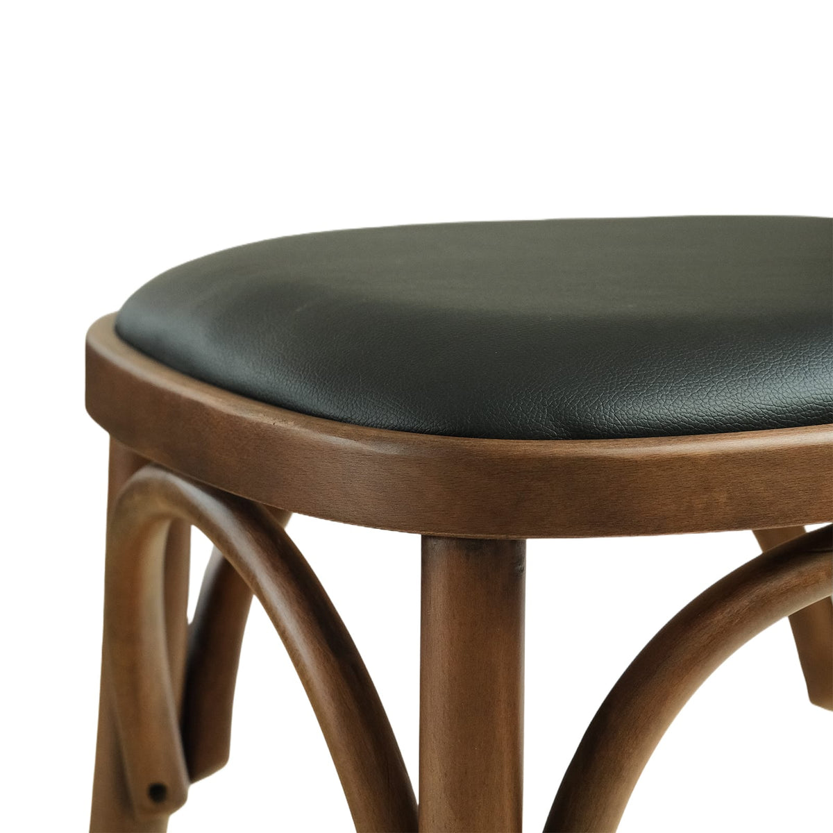 Elise (CH56A) French Design American Beech Bentwood Dining Chair - Walnut/Oak/Black picket and rail