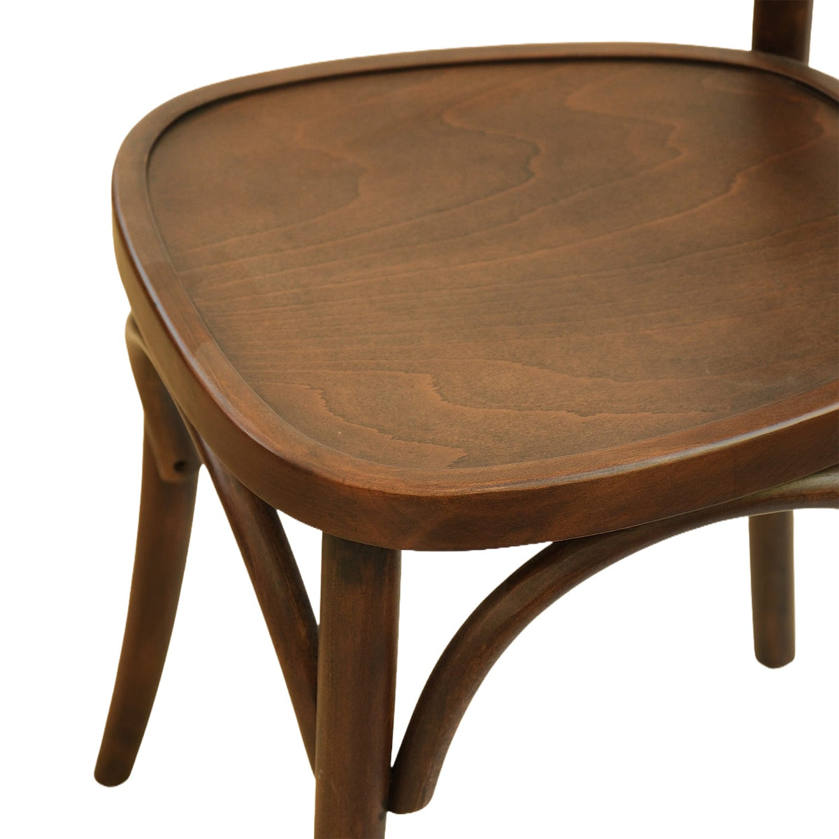 Elise (CH56A) French Design American Beech Bentwood Dining Chair - Walnut/Oak/Black picket and rail