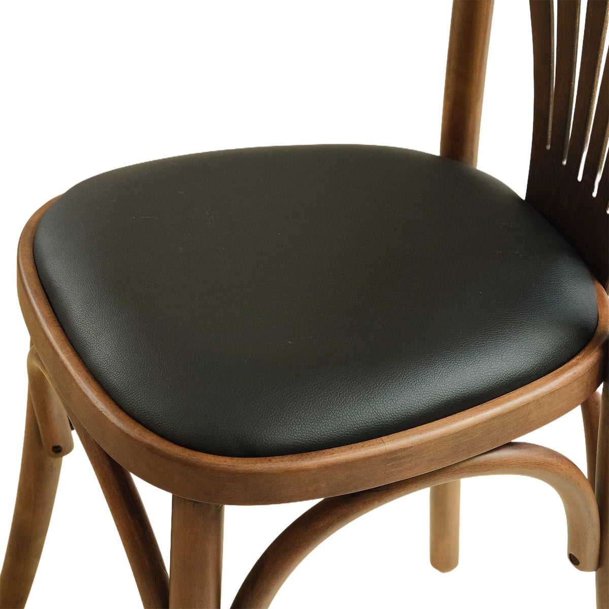 Elise (CH56A) French Design American Beech Bentwood Dining Chair - Walnut/Oak/Black picket and rail
