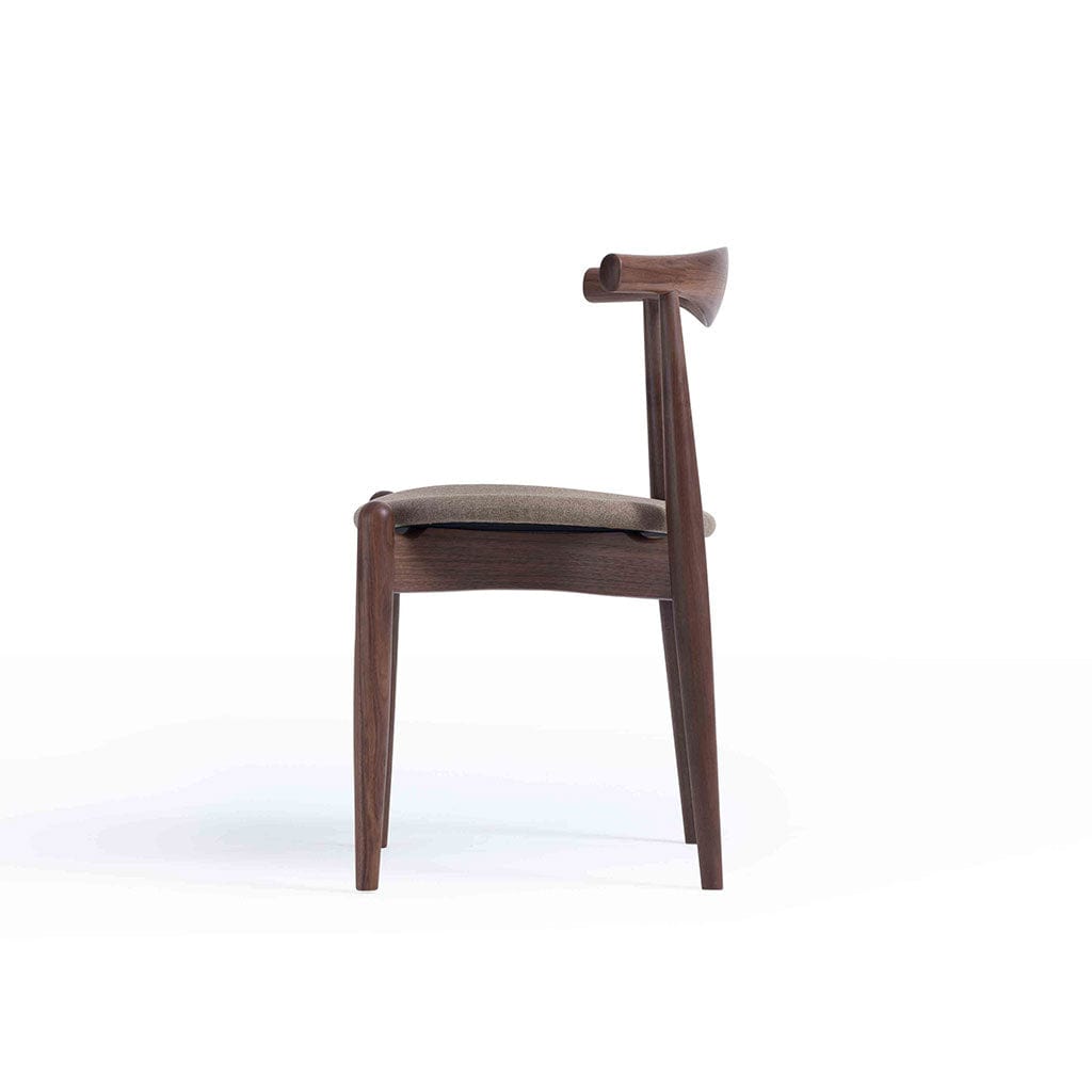 Emporio Wooden Dining Chair - Solid American Ash Vegan Leather Seat (CH9109) picket and rail