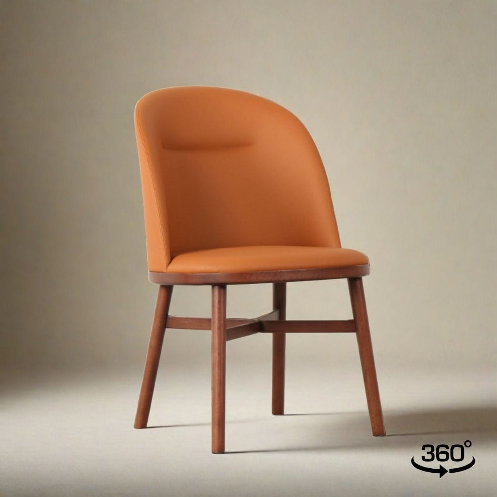 Eon Arm Chair (CH6203) - Custom cMid-Century Architect-Inspired Scandinavian Minimalist picket and rail