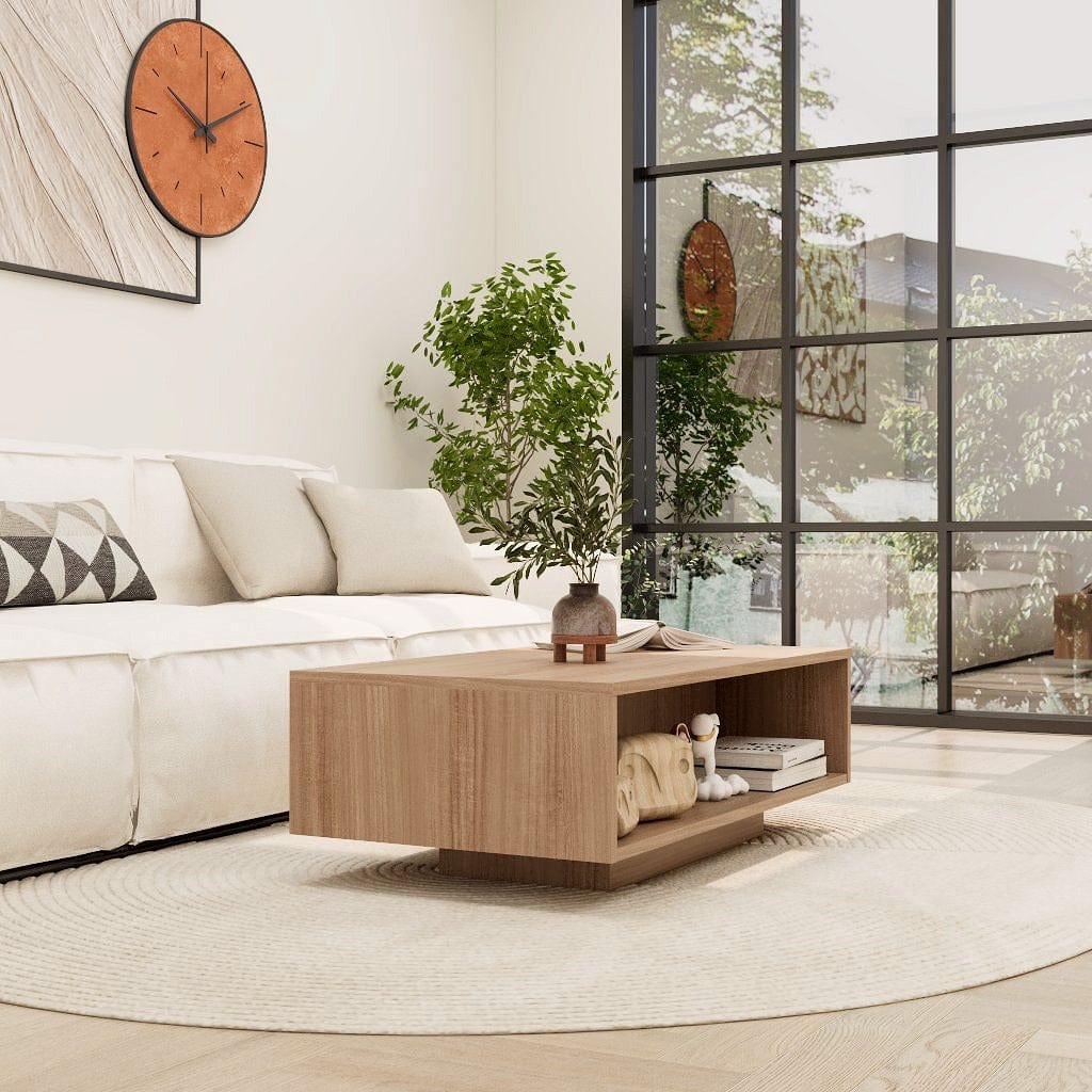 Floating Low Coffee Table Customizable 100cm x 55cm to 120cm x 70c