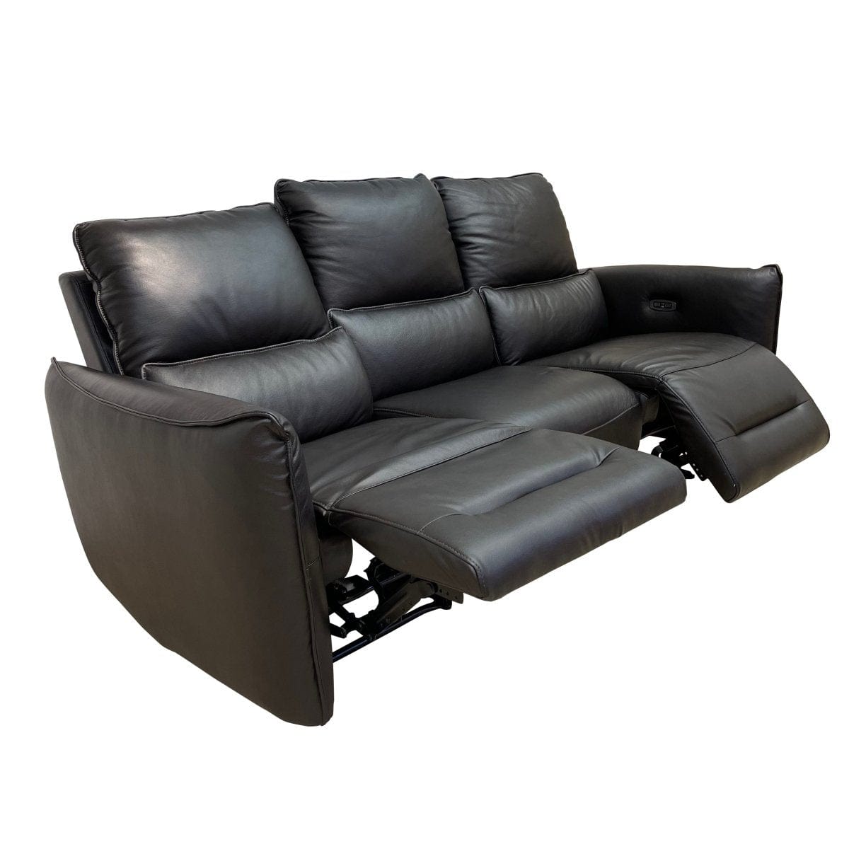 Full-Leather 2.5/3 Seater Sofa (I) ISE-3199 picket and rail