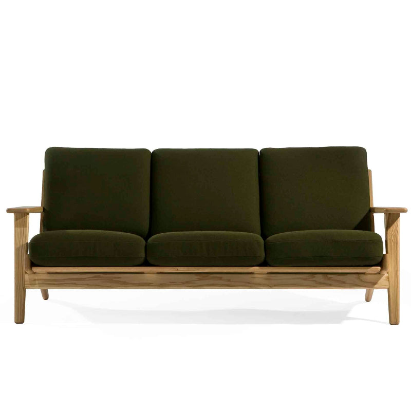 Gemma Lounge Chair (CH9160) - Custom Solid Wood American Oak Lounge Chair/Sofa Mid-Century Architect-Inspired Scandinavian Minimalist picket and rail