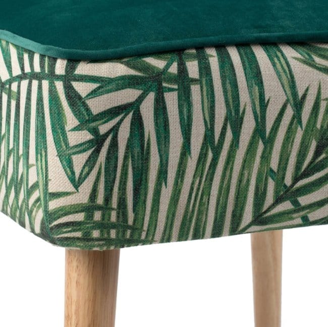 Green Fern Chair (44621) picket and rail