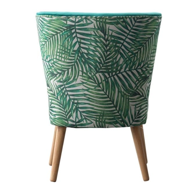 Green Fern Chair (44621) picket and rail