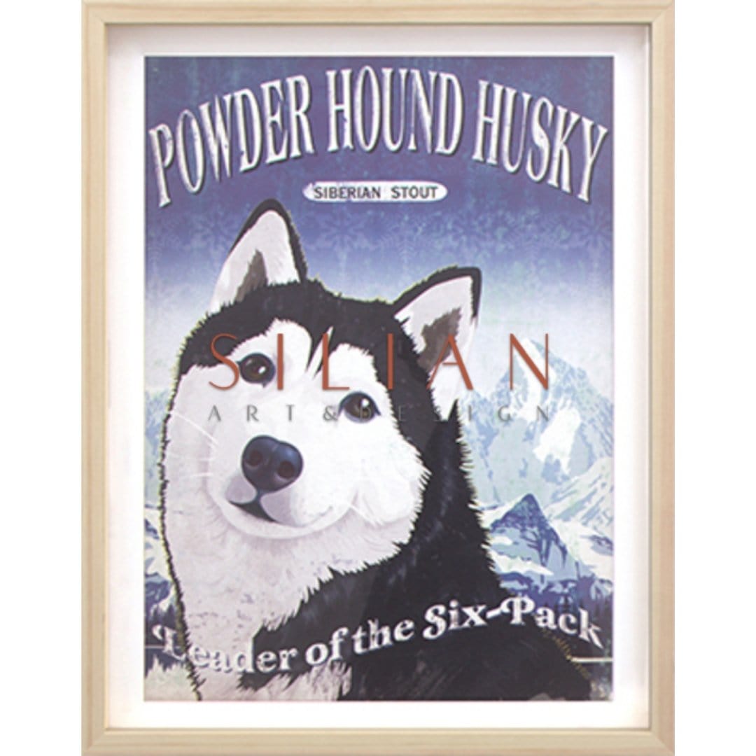 Husky Art Licensed Print (BQPT779-2) picket and rail