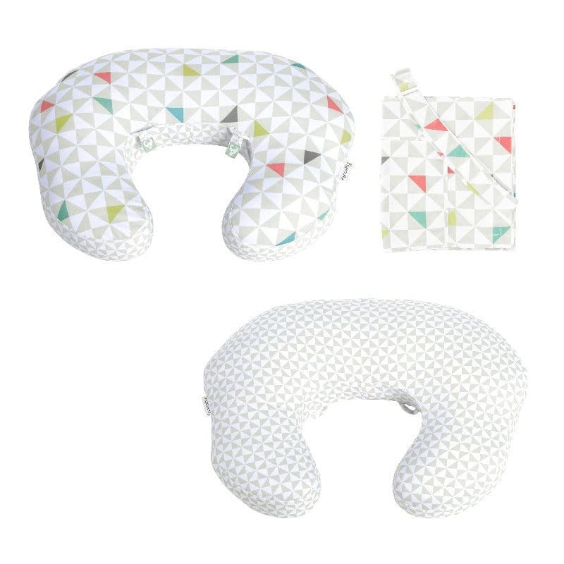 Ingenuity Plenti Nursing Pillow Set - includes Pillow &amp; Cover - Colorful Gem BS11819 picket and rail