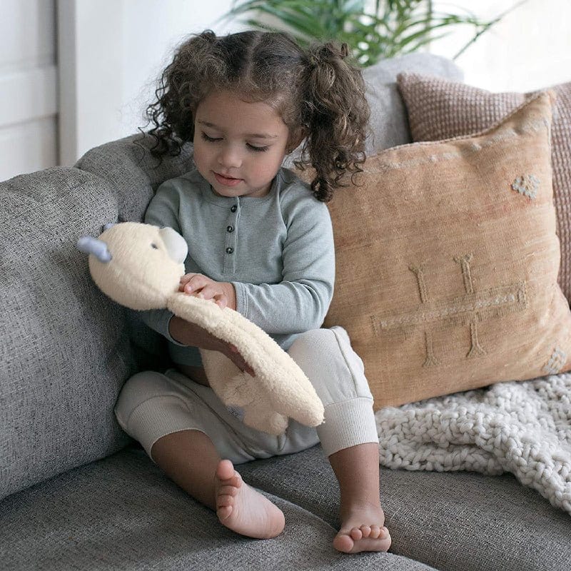 Ingenuity Premium Soft Plush Soothing Bean Bag Lovey - Nate The Teddy Bear BS12379 picket and rail