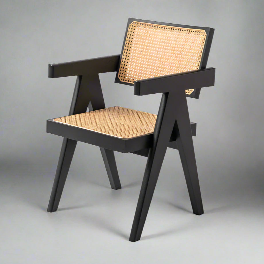 Jean Lounge Chair (CH1909) - Custom Solid Wood American Oak Dining/Lounge Chair Mid-Century Architect-Inspired Scandinavian Minimalist picket and rail