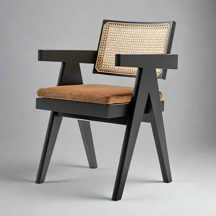 Jean Lounge Chair (CH1909) - Custom Solid Wood American Oak Dining/Lounge Chair Mid-Century Architect-Inspired Scandinavian Minimalist picket and rail