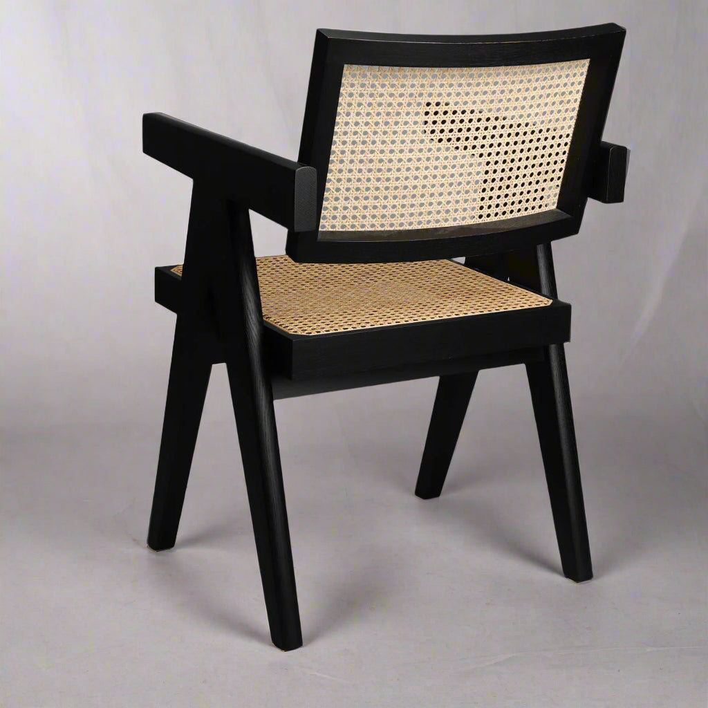 Jean Lounge Chair (CH1909) - Custom Solid Wood American Oak Dining/Lounge Chair Mid-Century Architect-Inspired Scandinavian Minimalist picket and rail