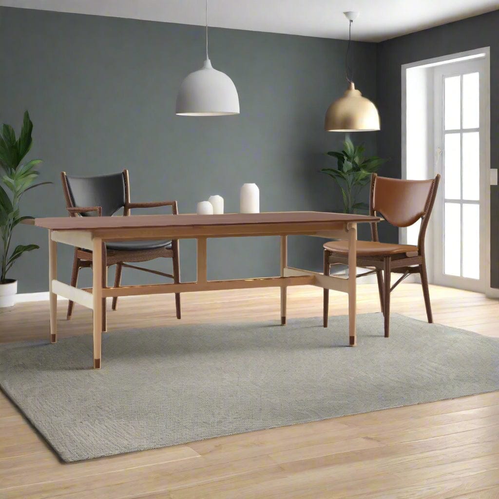 Kaufler Dining Chair (CH2416) - Custom Solid Wood American Oak Dining Chair Mid-Century Architect-Inspired Scandinavian Minimalist picket and rail