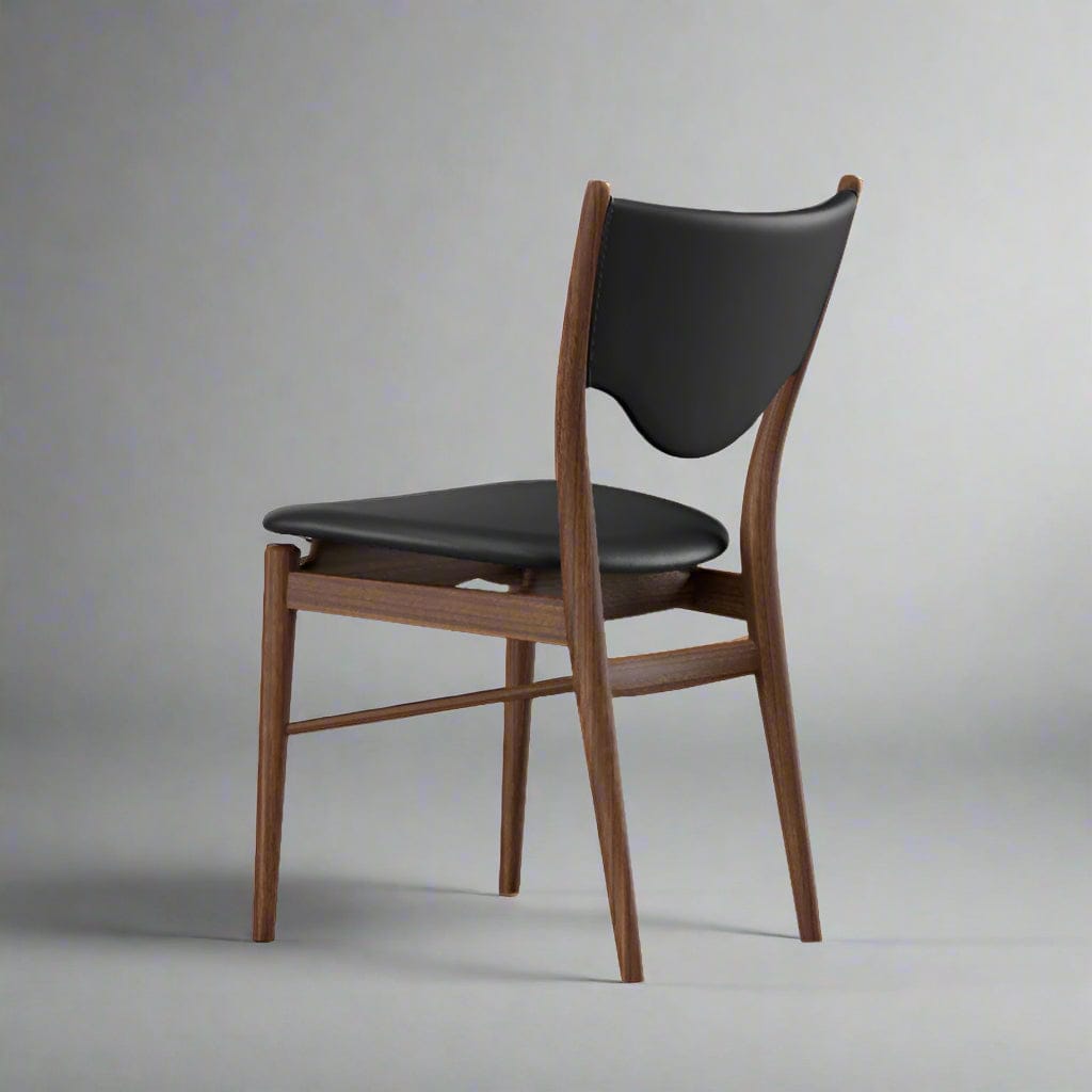 Kaufler Dining Chair (CH2416) - Custom Solid Wood American Oak Dining Chair Mid-Century Architect-Inspired Scandinavian Minimalist picket and rail