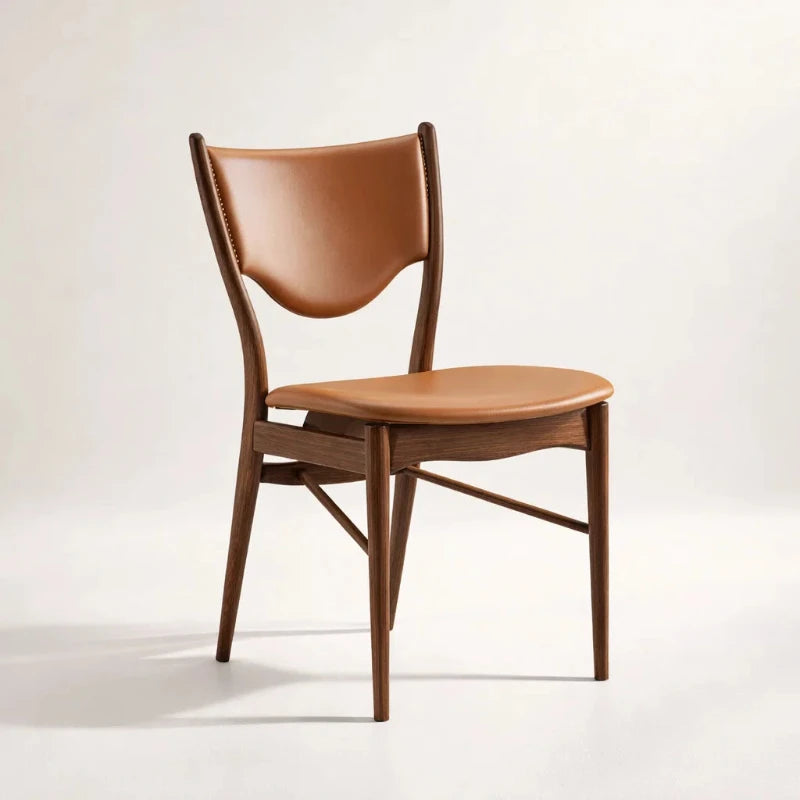 Kaufler Dining Chair (CH2416) - Custom Solid Wood American Oak Dining Chair Mid-Century Architect-Inspired Scandinavian Minimalist picket and rail