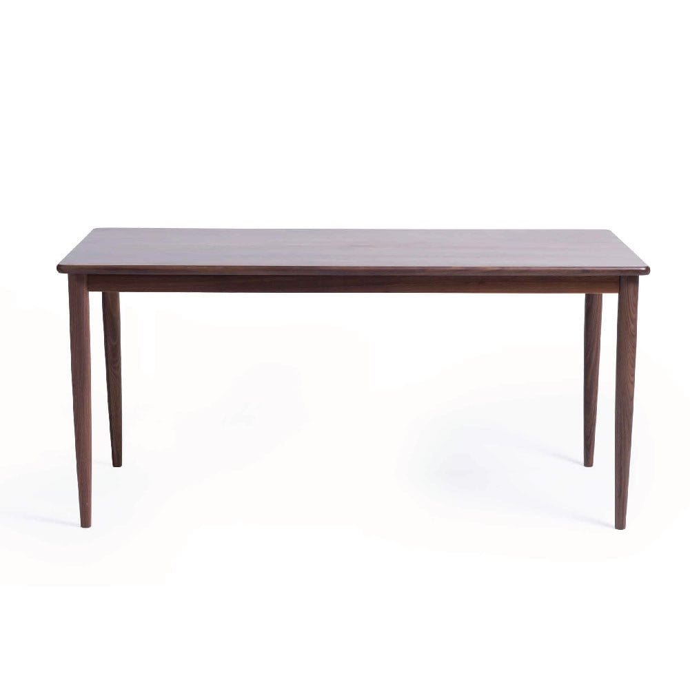 KAWAGUCHI 1.6m Solid Beech Stained in American White Oak natural Dining Table (MCS-DT8299B-OAK-1600)(TW) picket and rail