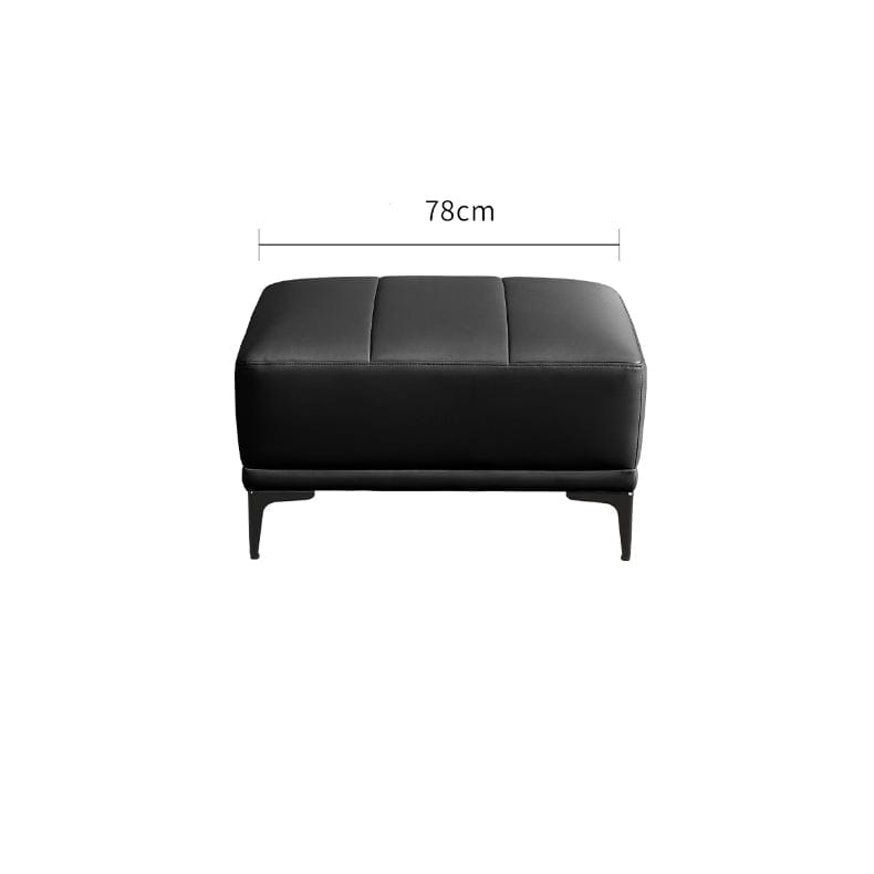 KUKA #1229 3-Seater Minimalist Design Top Grain Leather Sofa (Factory Direct) picket and rail
