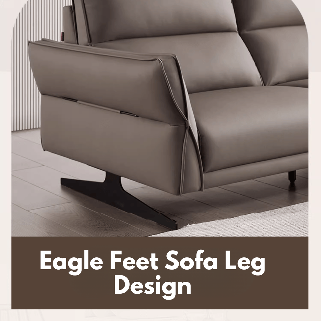 KUKA #2159 3-Seater Compact Design Performance Faux Leather Sofa (Factory Direct) picket and rail