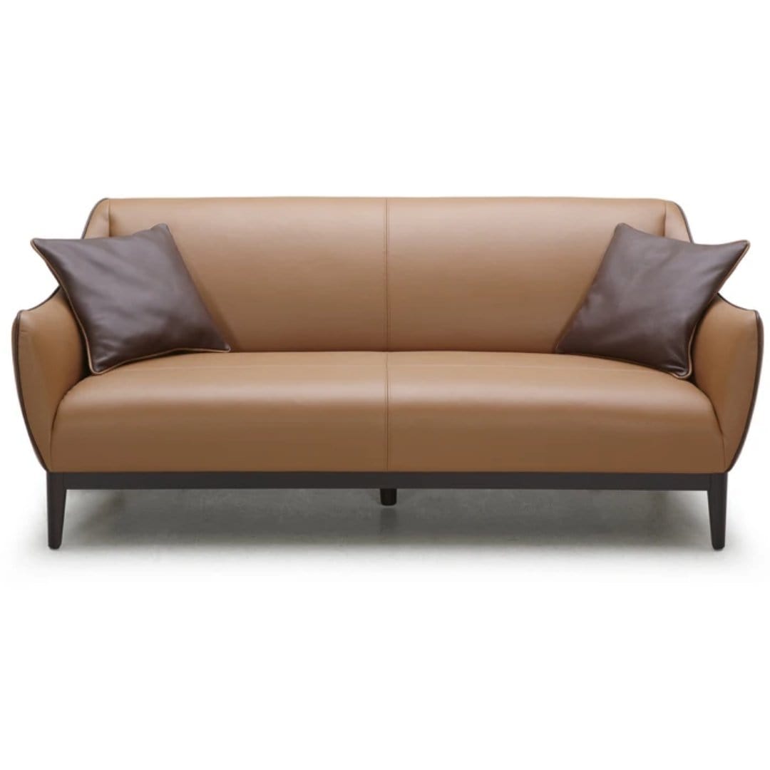 KUKA #2556 Leather Sofa (1/2/3-Seater) (M Series) (I) picket and rail